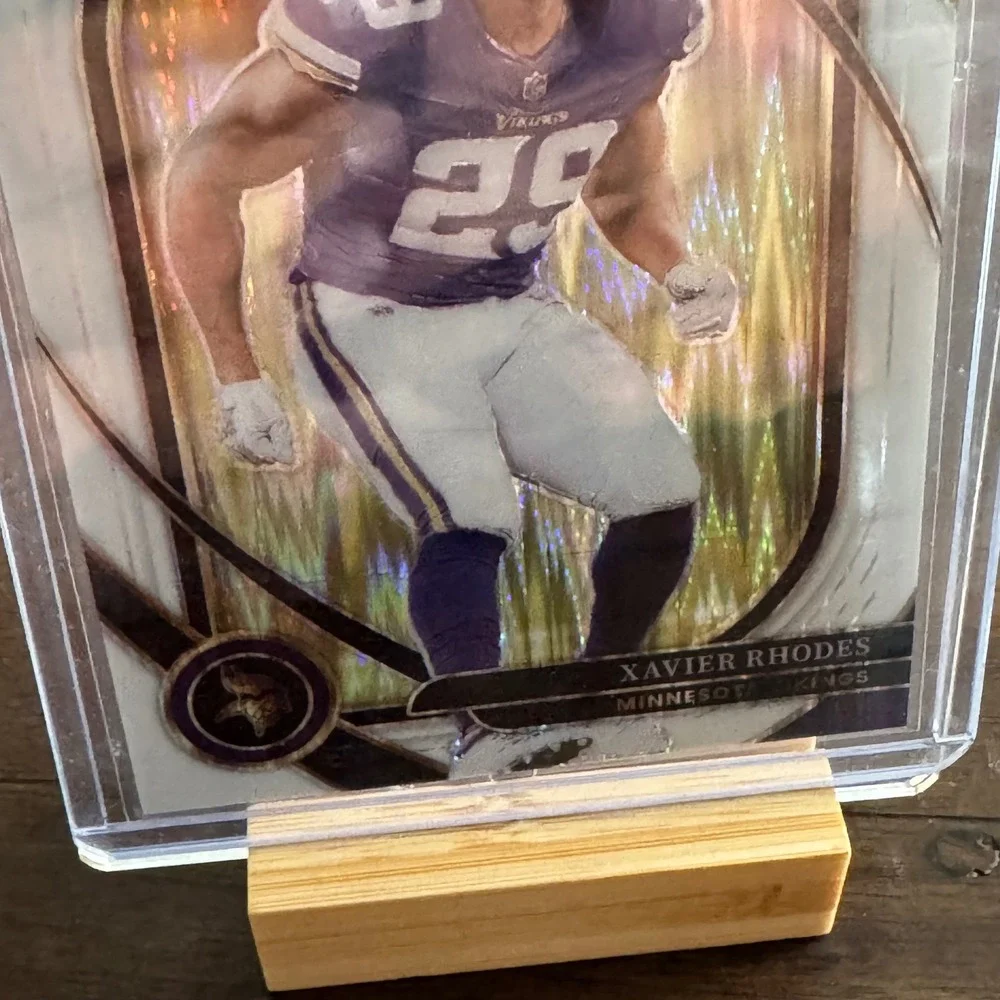 Panini Select Football Trading Card Xavier Rhodes Purple Prizm Club 065/199